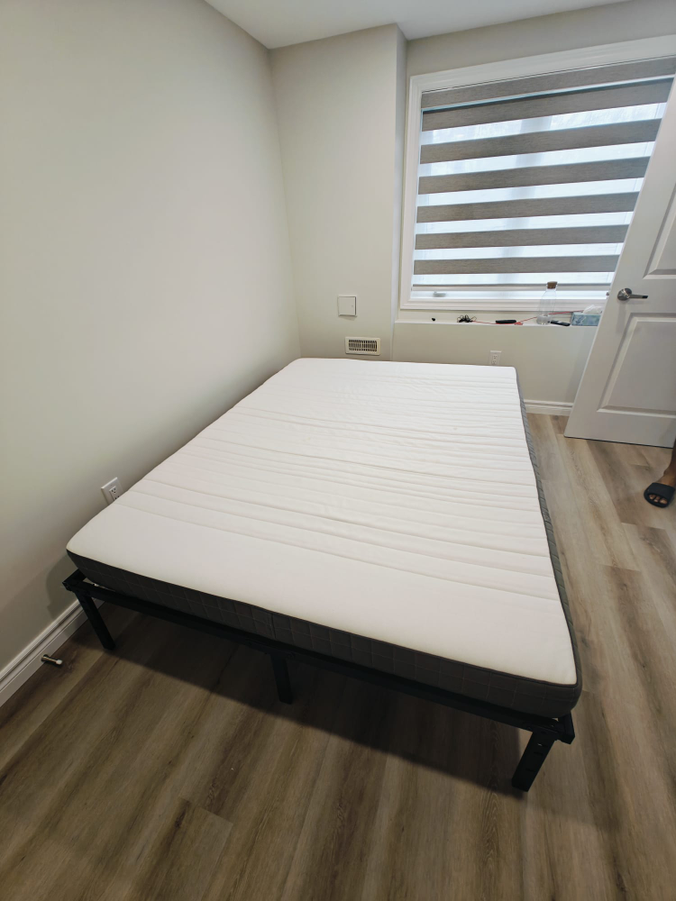 IKEA SONGESAND Queen sized Bed Frame with Mattress. Less used. - photo 2