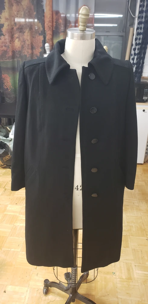 NEW Women's black Cashmere Coat