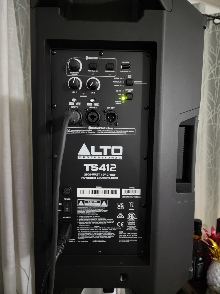 Alto Professional TS412 2-Way Powered Loudspeaker - photo 5