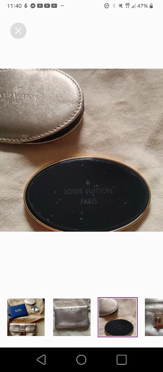 Louis Vuitton gold clutch image indicator(5)