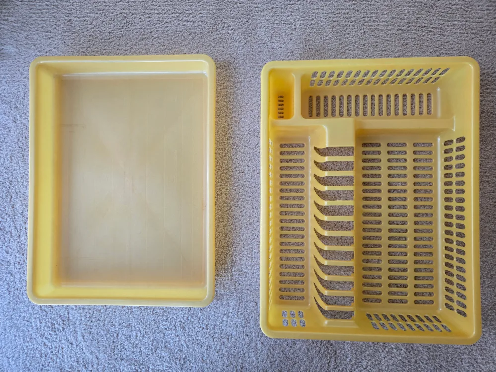 Yellow Plastic Dish Drying Rack image indicator(2)