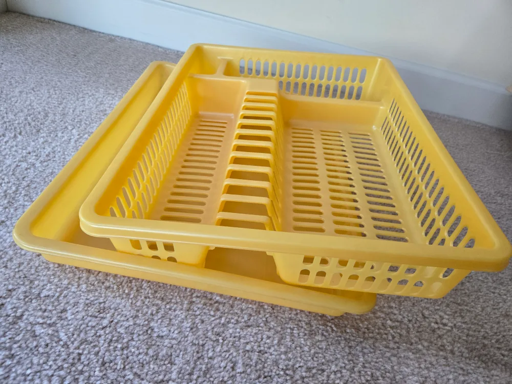 Yellow Plastic Dish Drying Rack image indicator(7)