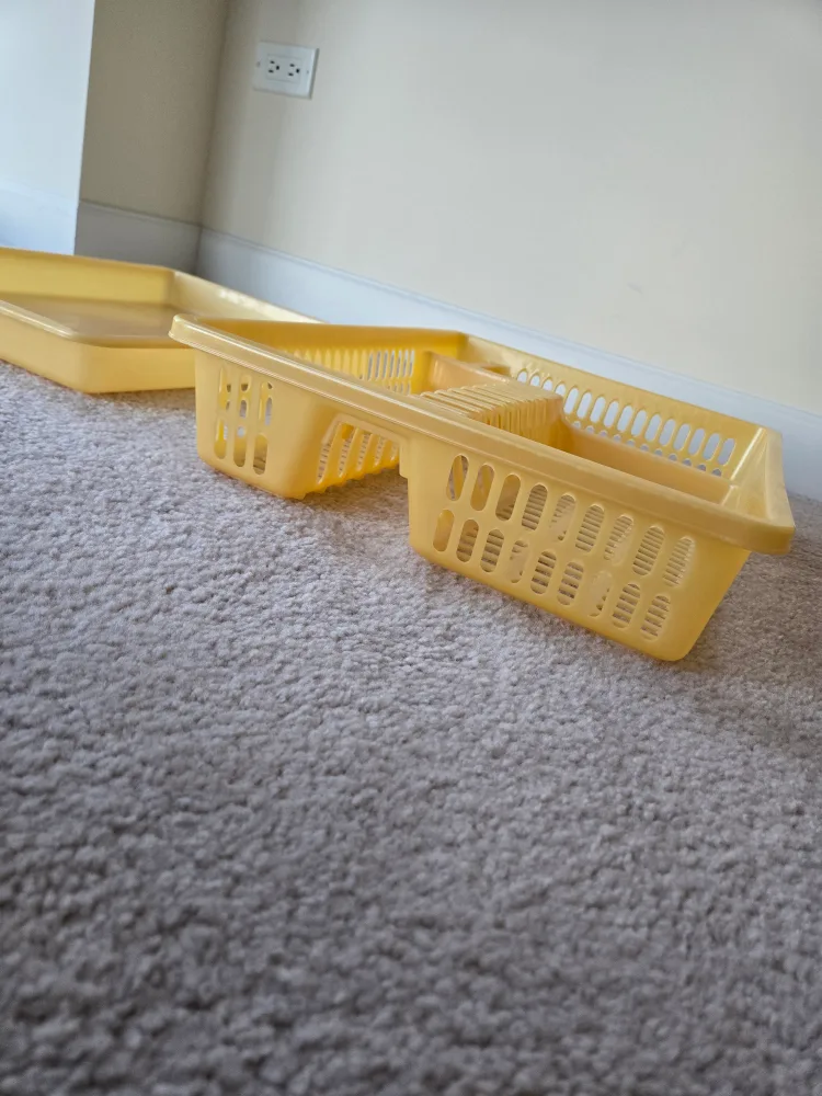 Yellow Plastic Dish Drying Rack image indicator(8)