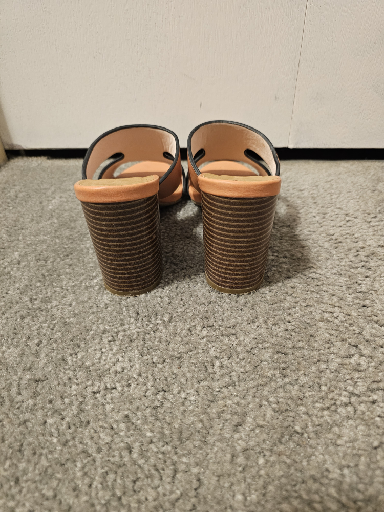 Orange Block Heel Mules - photo 3