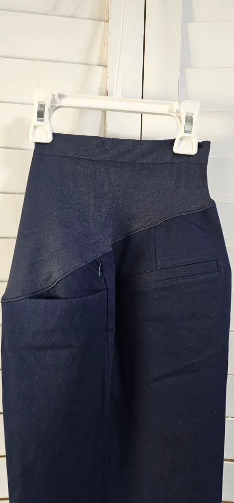 New brand Maternity stretchy Pants on waist and all the way down image indicator(5)