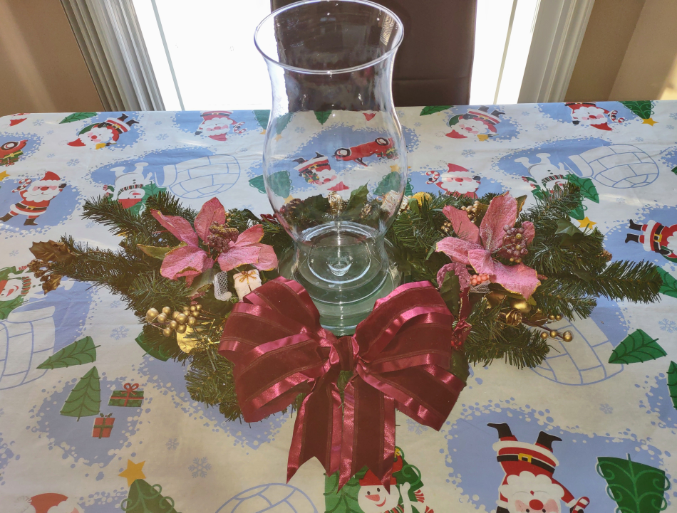 Christmas Candle Table Centerpiece - photo 3