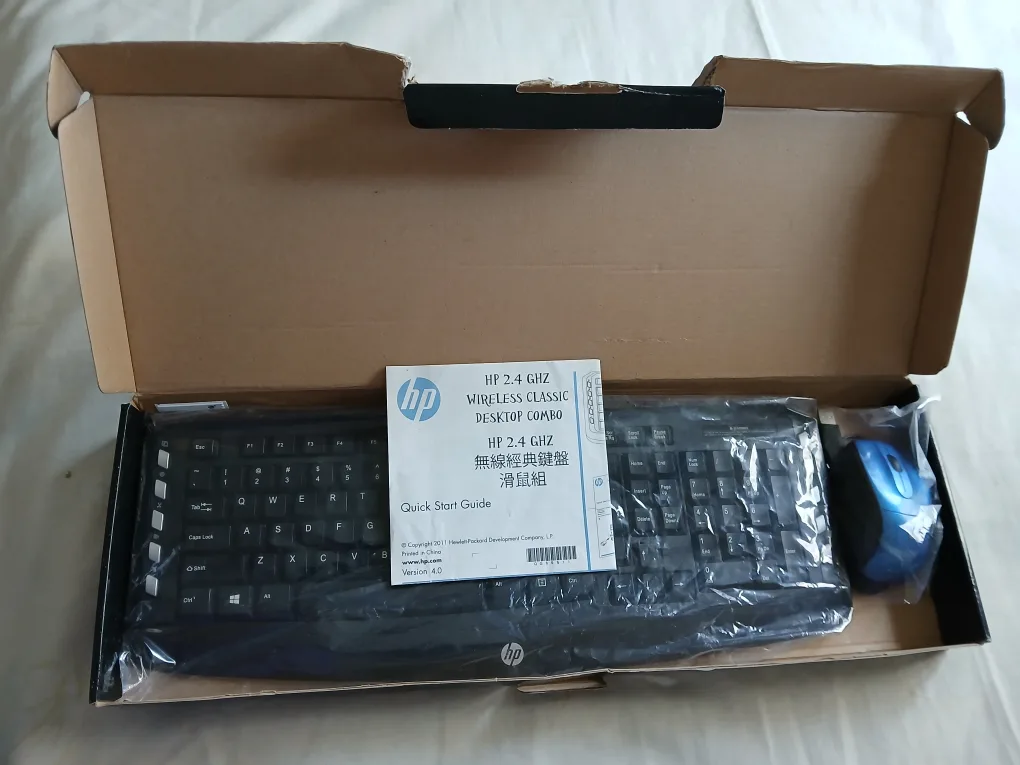 🆕️HP Wireless Classic Desktop Keyboard & Mouse. Non-negotiable! image indicator(2)