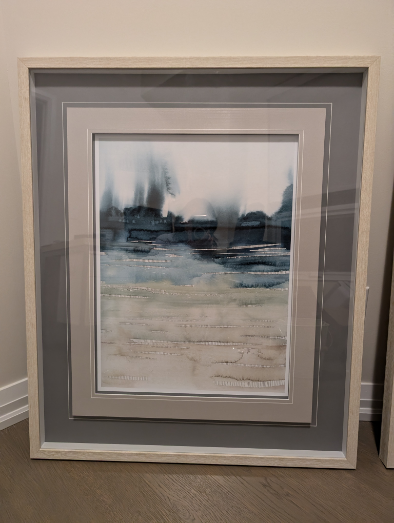 Set of Two Framed Abstract Wall Art - photo 2