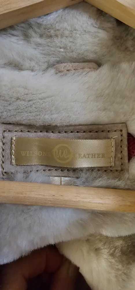 Beige Wilson's Leather Suede Jacket image indicator(2)