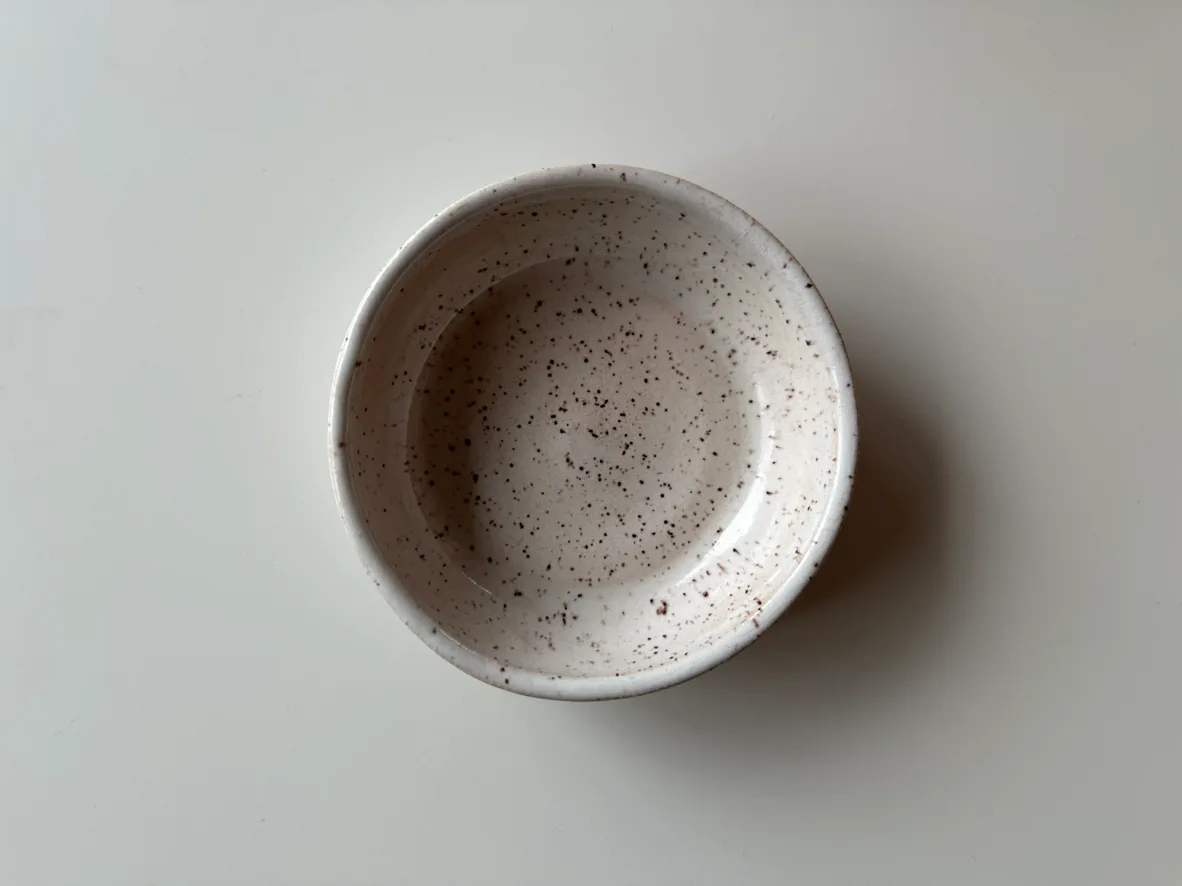 Local Handmade Small Shallow Ceramic Bowl (with foot ring) thumbnail
