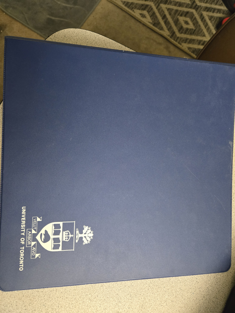 University of Toronto Binder
