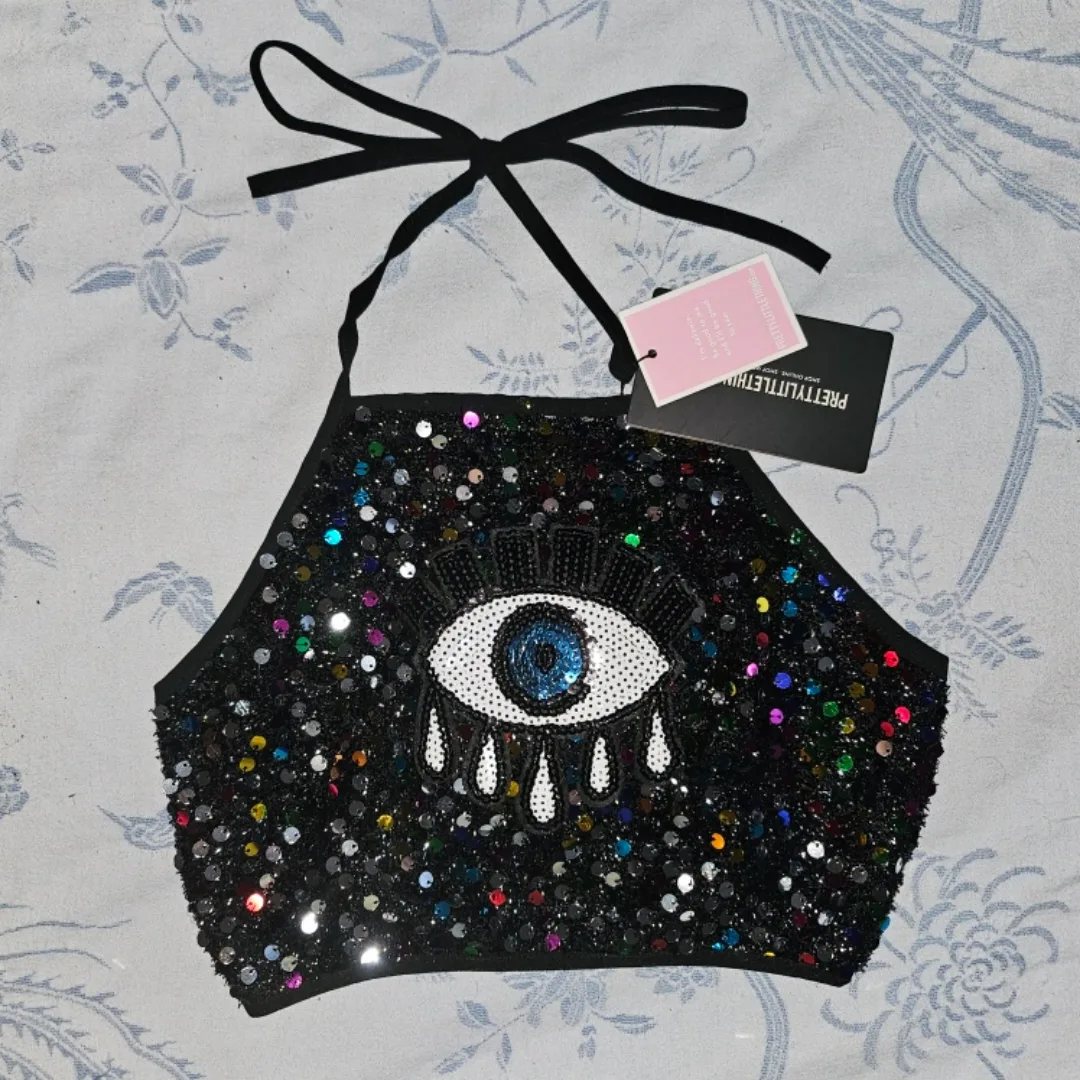 BNWT Pretty Little Thing Sequin Top thumbnail