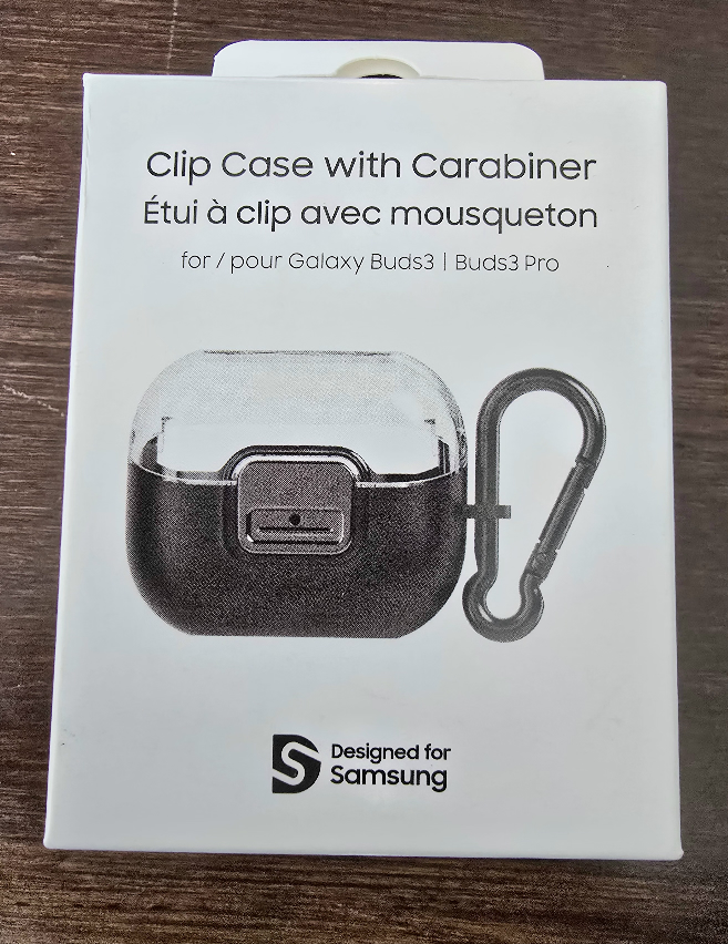 Samsung Galaxy Buds 3 / Buds 3 Pro Clip Case with Carabiner