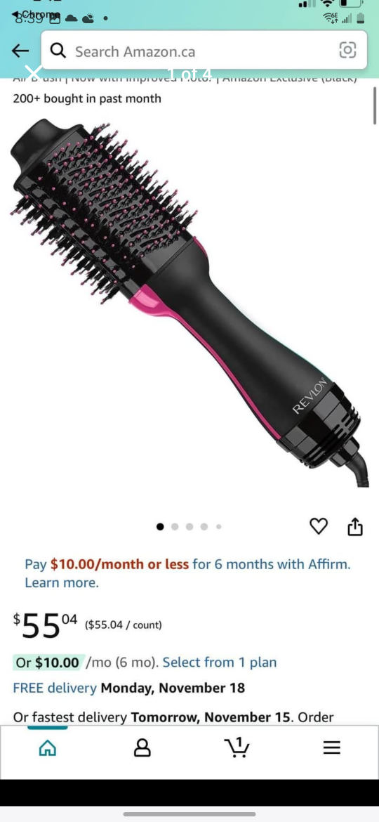 Revlon One-Step Hair Dryer and Volumizer( New