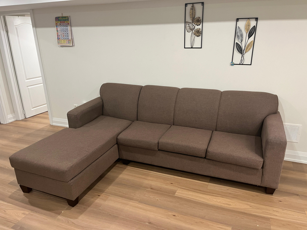 Brown Sectional Sofa - photo 2