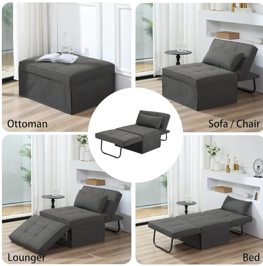Foldable Sofa Bed with Ottoman - new in box - photo 2