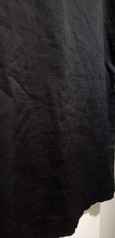 Black satin pencil skirt - photo 3