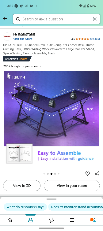 L-shaped Computer Desk - photo 4