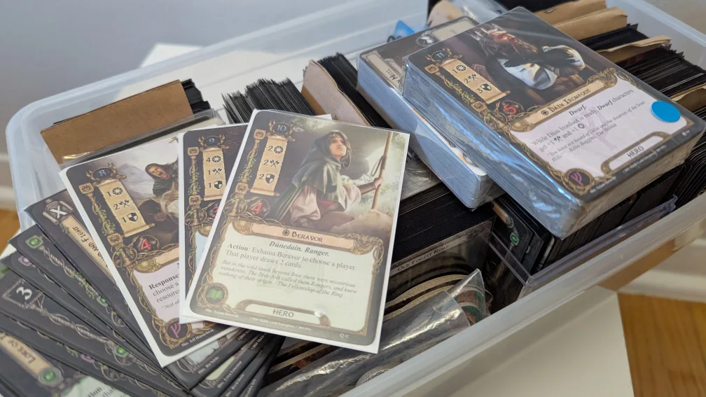The Lord of the Rings: The Card Game: Core set with 8 add ons. image indicator(5)