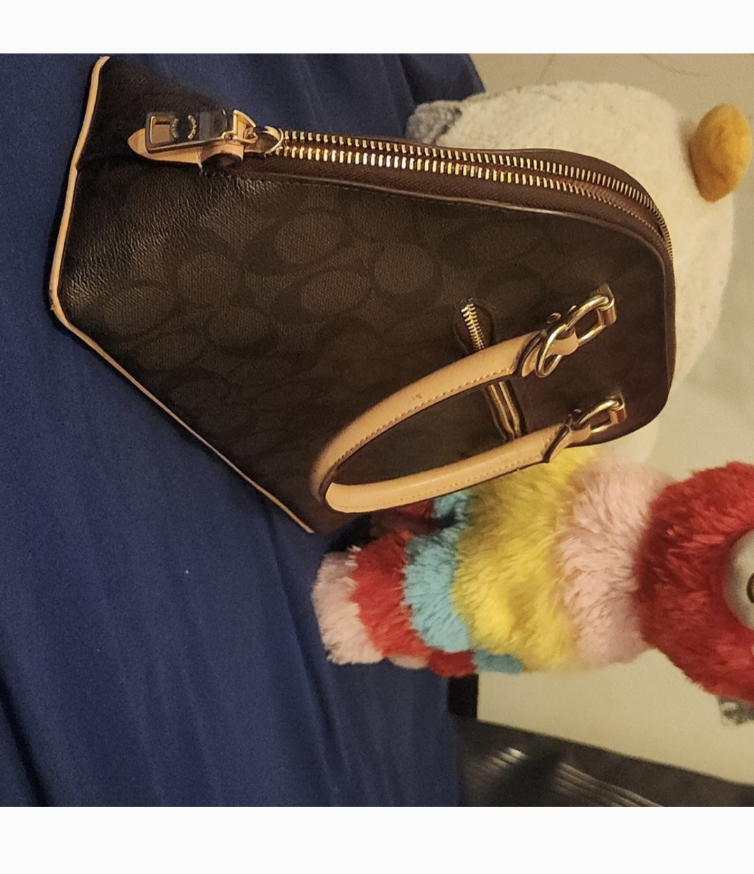 Coach Signature Brown and Tan Handbag - photo 2
