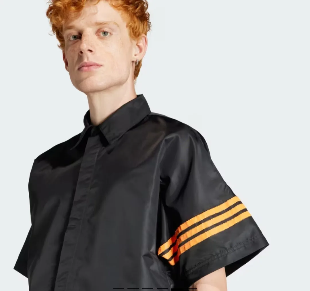 Mens Adidas Retro- Inspired Overshirt size M image indicator(2)