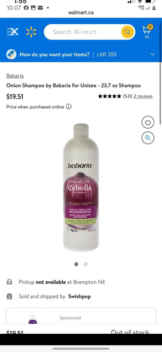 Babaria Onion Shampoo ( New