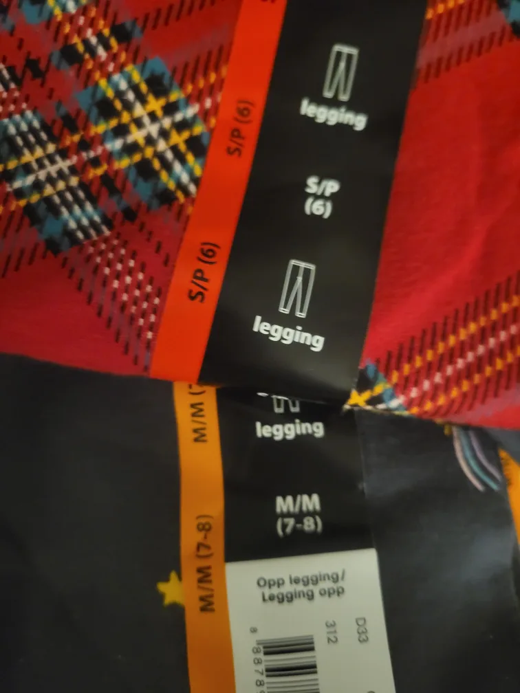 3 for $10 Brand new Girl Leggings Size S/P & M/M image indicator(3)