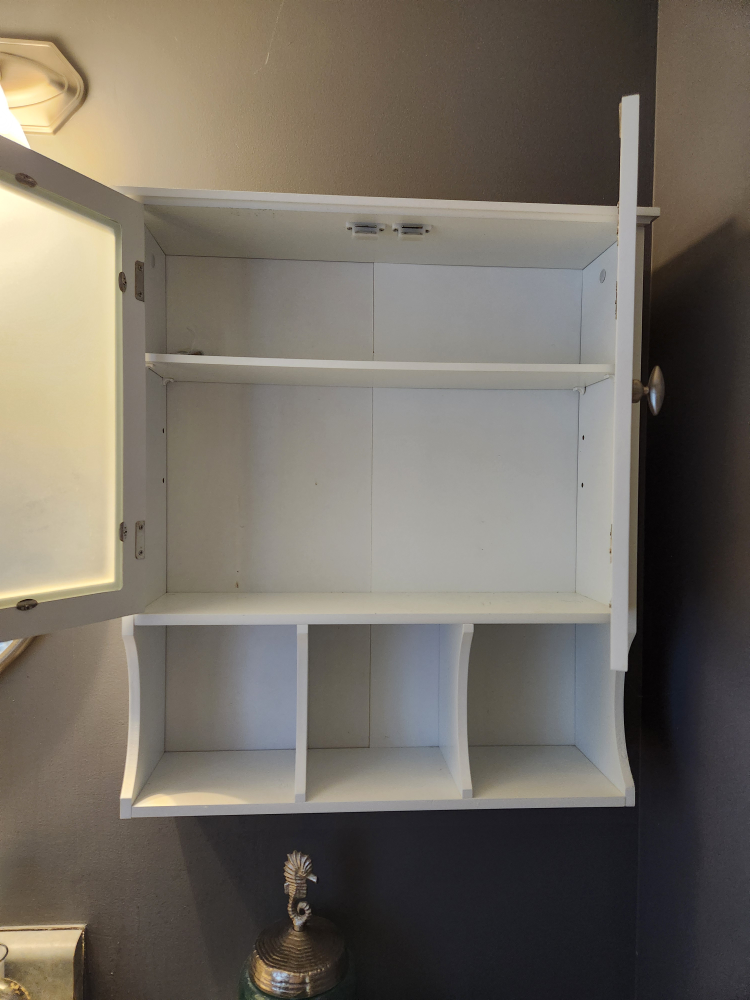 White Bathroom Cabinet