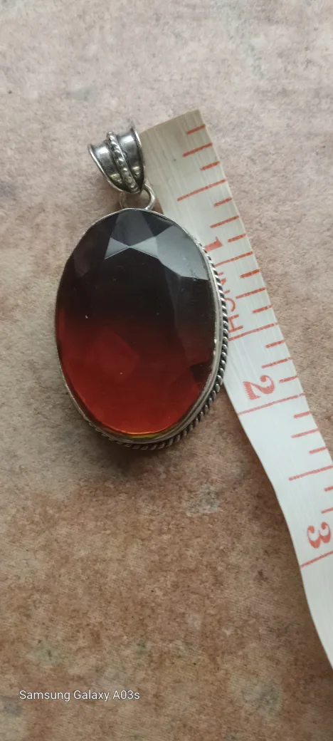 Red Gemstone Pendant thumbnail