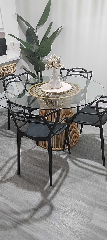 Rattan Dining Table - photo 3