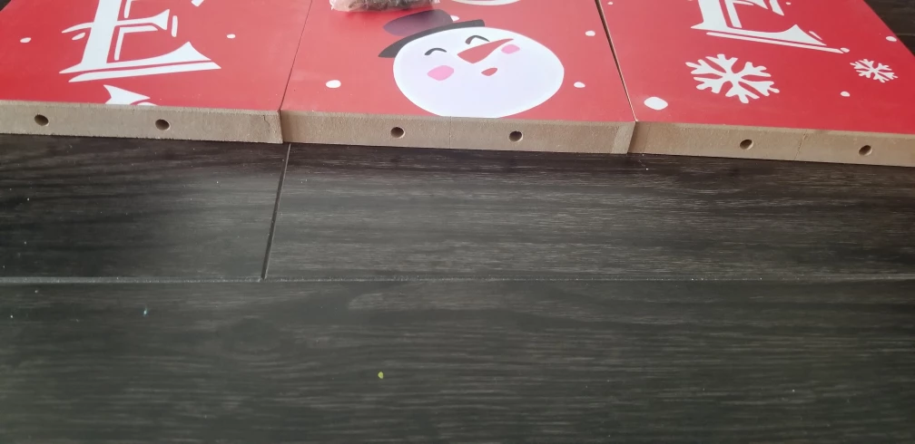 Wooden Welcome Sign with Snowman - photo 5