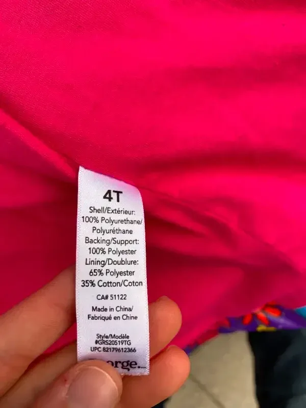 Girls Rain Coat 4T image indicator(7)