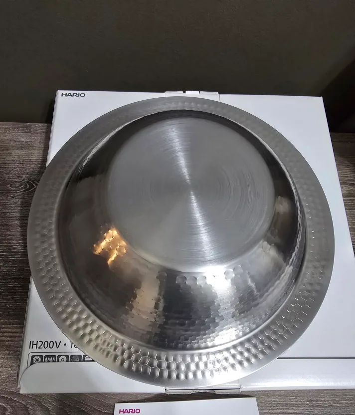 Hario Stainless Steel 1.9L Pot with Glass Lid image indicator(5)