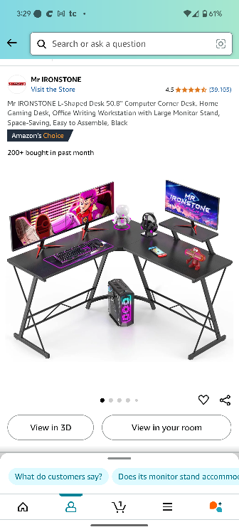 L-shaped Computer Desk - photo 3
