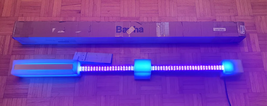 Barrina 42W UV Blacklight Bar with Tripod Stand, 4FT, 400nm image indicator(4)