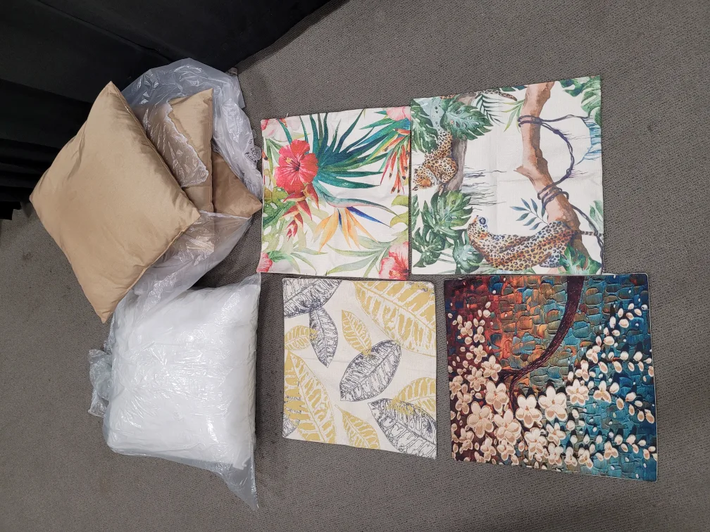 Set of 5 Decorative Throw Pillows thumbnail