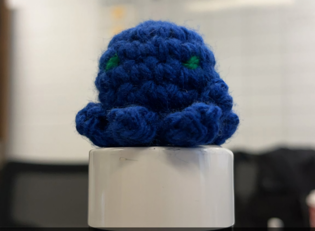 Crochet mini octopus