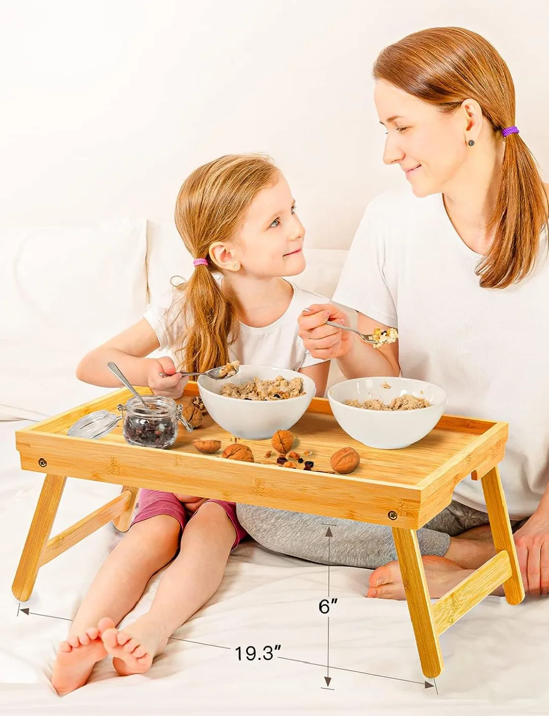 Bamboo Serving Tray Table image indicator(8)