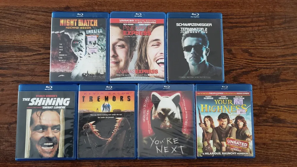 51 DVDs & 7 Blu-Ray Movies (Like New) image indicator(3)