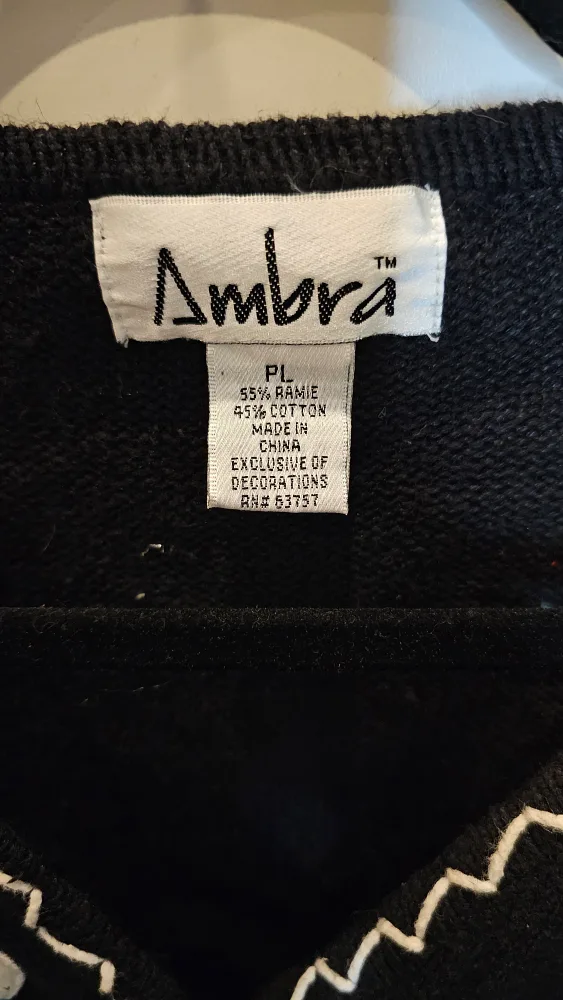 Vintage Black Christmas Snowman Sweater image indicator(7)