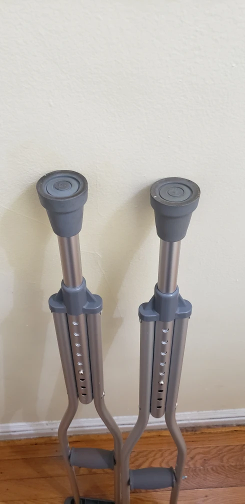 Pair of Adjustable Crutches - photo 2
