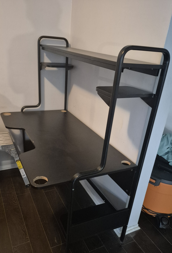 IKEA Galant Desk with hutch