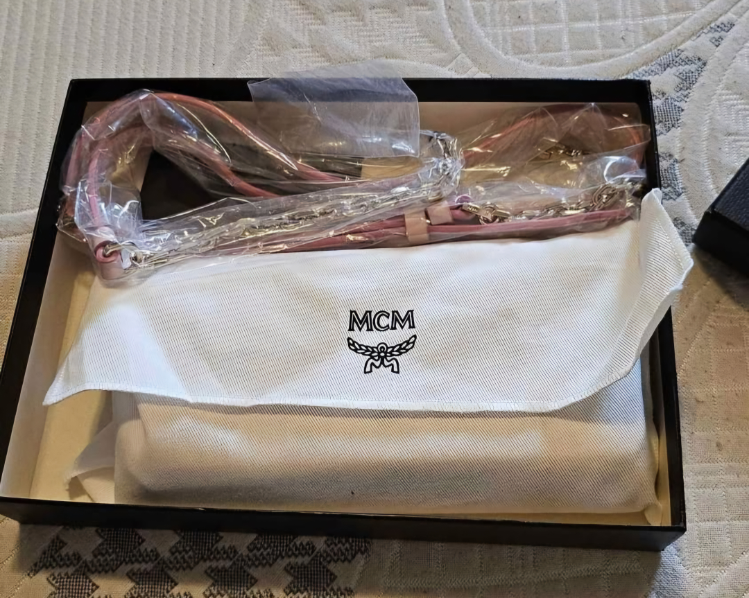 MCM Pink Clutch