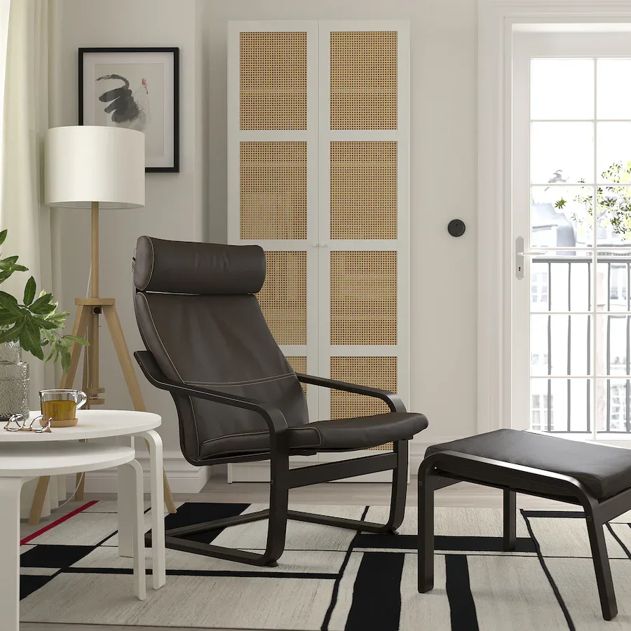 IKEA POÄNG Armchair Dark Blue image indicator(2)