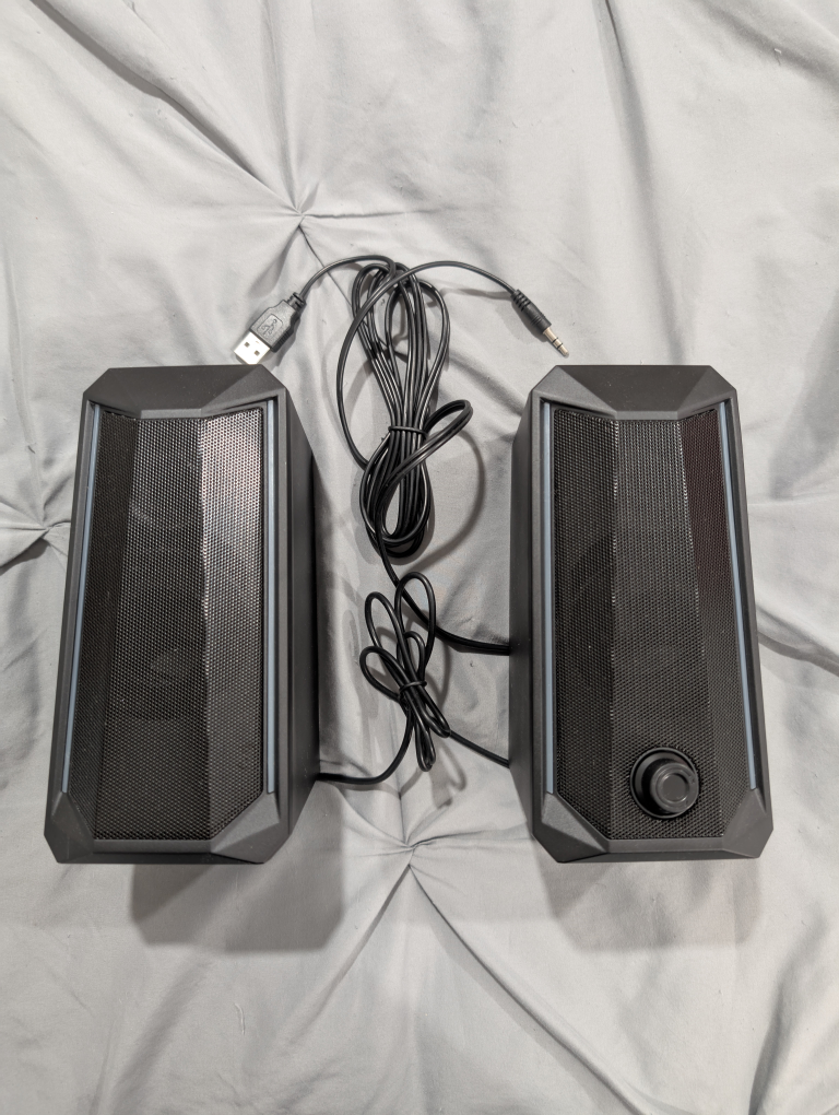 K103 Stereo Computer Speakers with RGB Lighting - photo 2