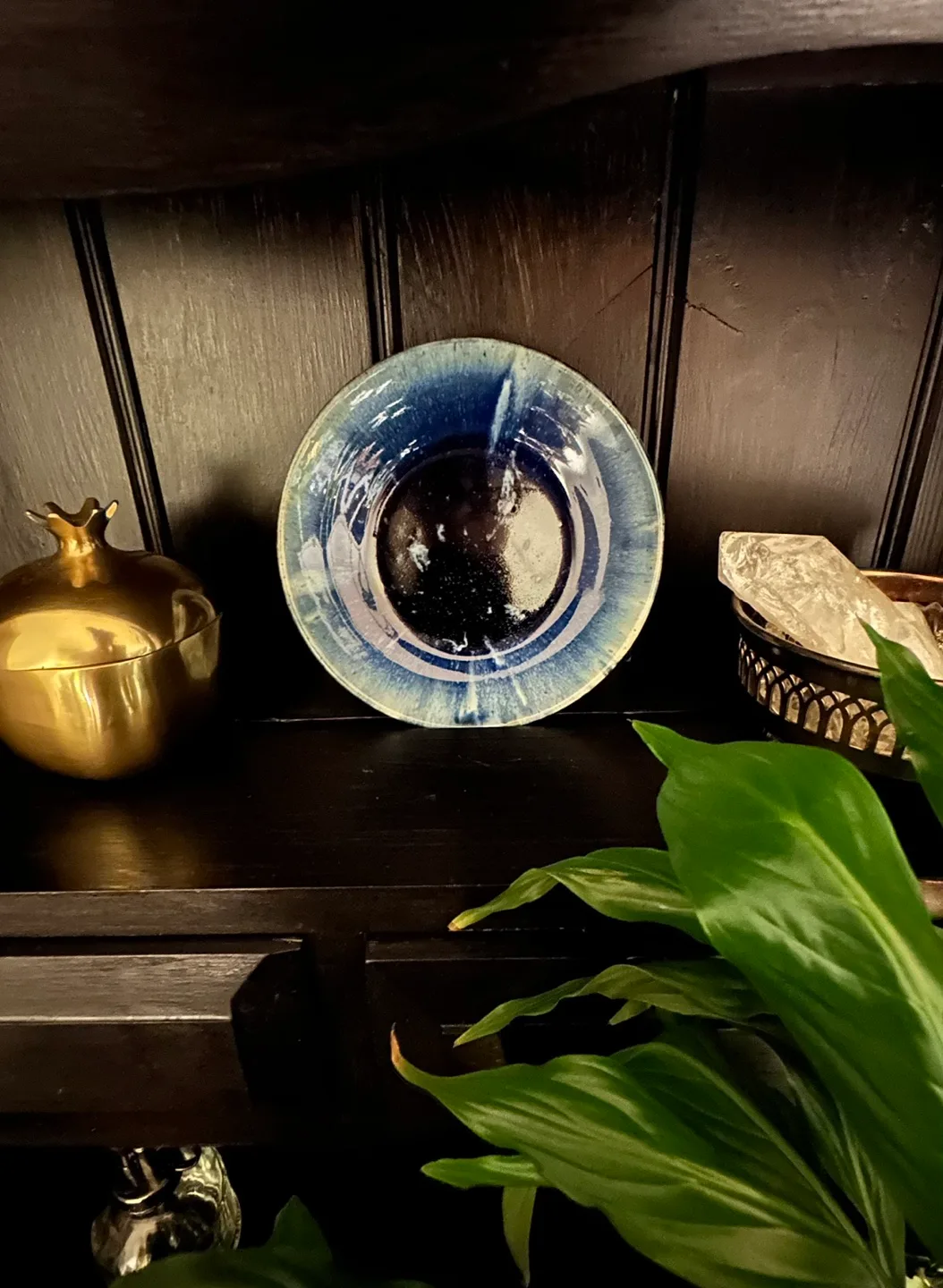 Local Handmade Royal Navy Ceramic Bowl-Plate (hidden foot ring) image indicator(4)