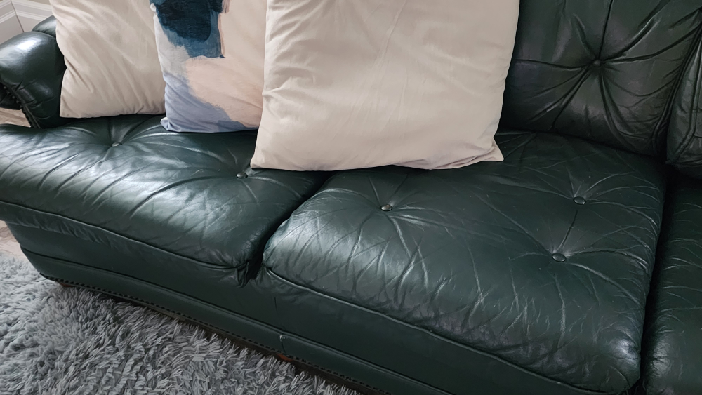 Leather Sofa and chair