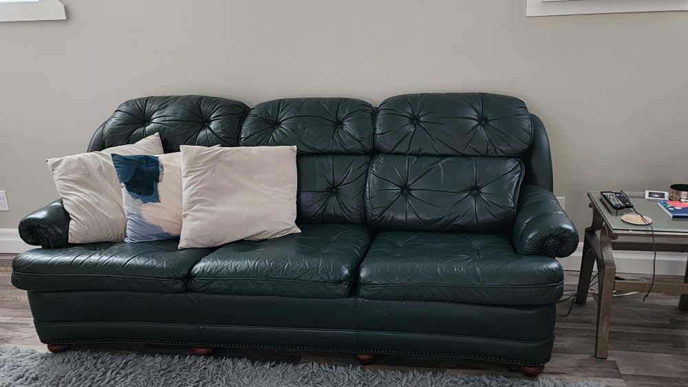 Leather Sofa and chair - photo 3