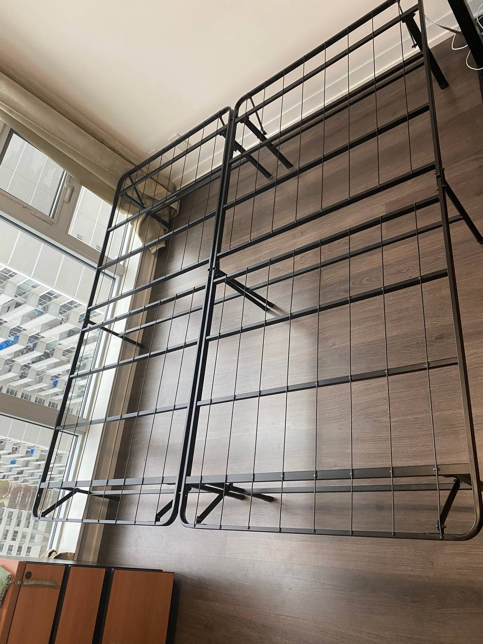 Wayfair - Like New Folding Bed Frame with Storage - King size