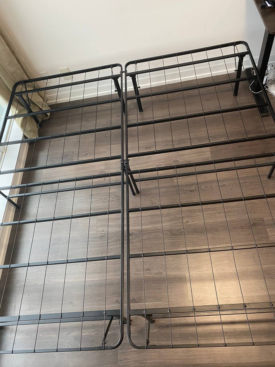 Wayfair - Like New Folding Bed Frame with Storage - King size - photo 2
